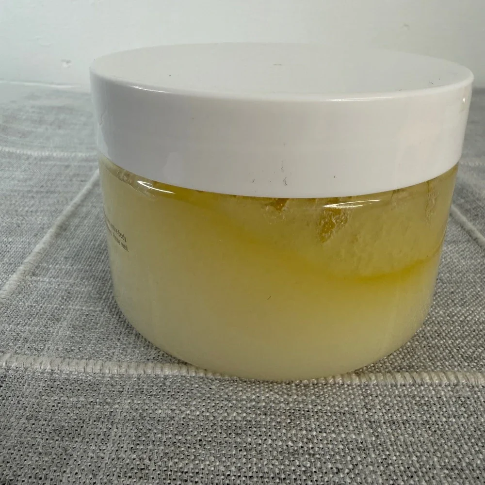 Josie Maran Argan Sugar Balm Body Scrub Cucumber Melon 18 fl Oz Large Jar